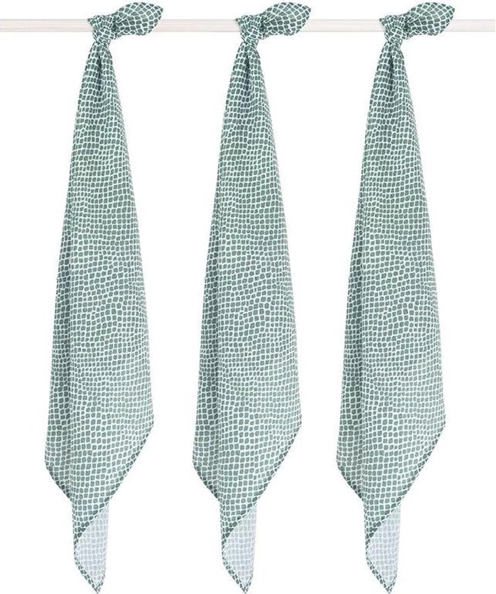 Jollein Hydrofiel Multidoek Spot 70x70cm - Storm Grey - 3 Stuks - Afbeelding 9