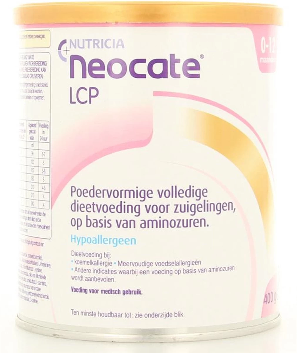 Neocate LCP Poeder Nutricia Dieetvoeding 400 Gram - Afbeelding 2