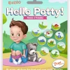 Hello Potty! - 10 Magic Stickers Met Dino's - Zindelijkheidstraining Kind - Plasstickers Voor Kinderen- 10 Magische Plasstickers - Stickers Dinosaurus