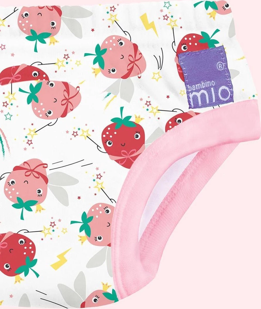 Oefenbroekje - Super Strawberry 3+ Jaar | Bambino Mio | Potjestraining | Zindelijkheidstraining - Afbeelding 4