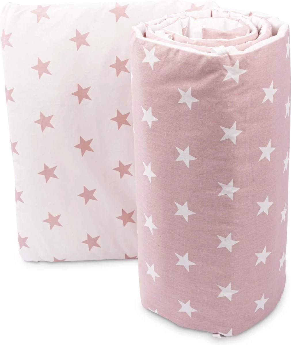 Bedomrander Hollywood Roze - Bedbumper