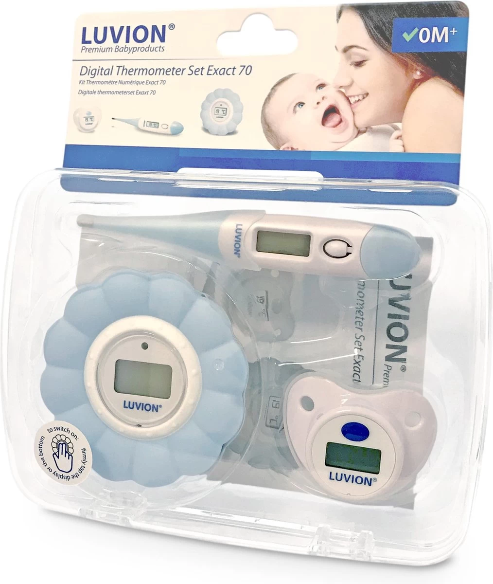 Luvion - 3 In 1 Baby Thermometer Set - Koortsthermometer - Bad / Water Thermometer - Speen Thermometer - Afbeelding 2
