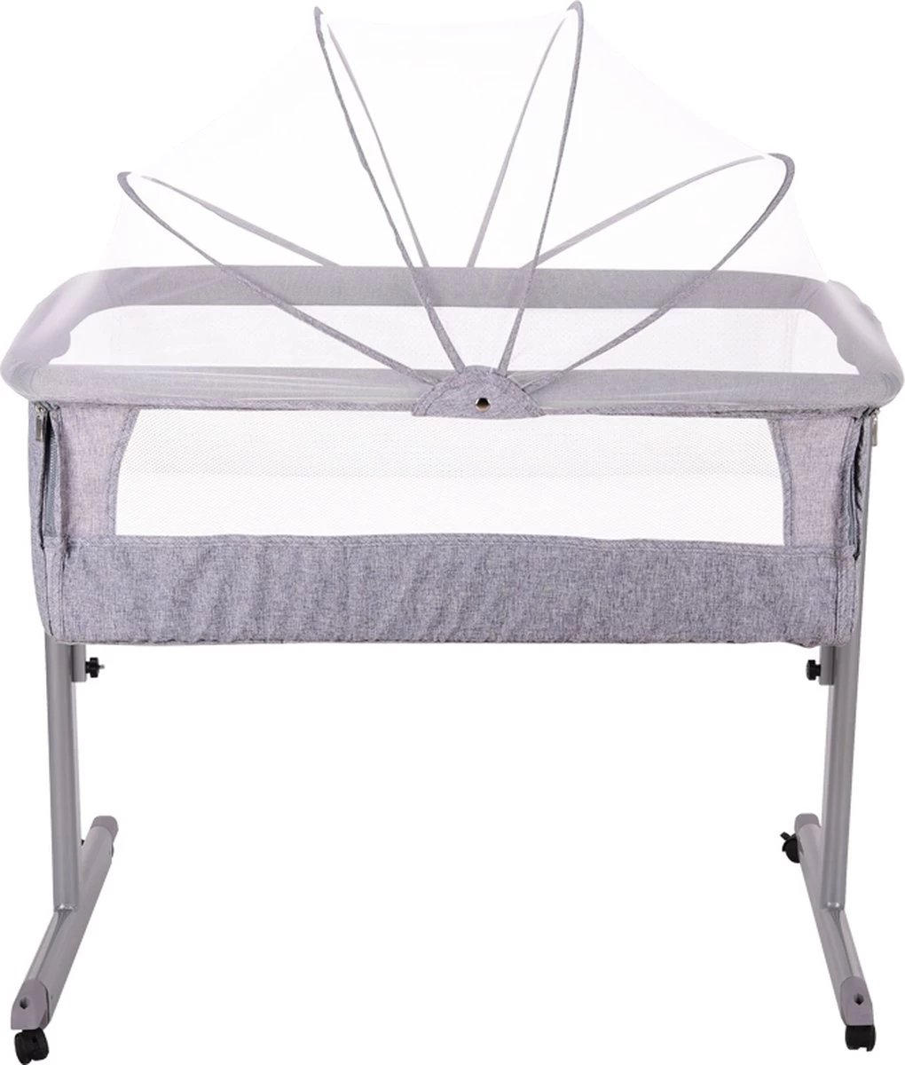 Eco Baby Sterren Grijs Wieg Aan Bed HC493084 - Afbeelding 3