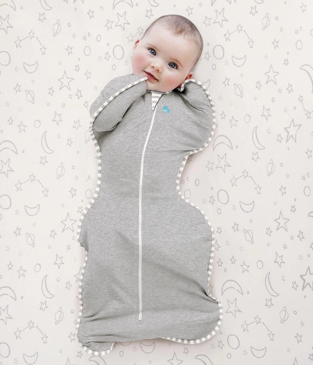Love To Dream™ Babyslaapzak Swaddle Up™ - Inbakeren - Baby 0-3 Maanden - 3.5-6 Kg - All Season - Grijs - Afbeelding 8