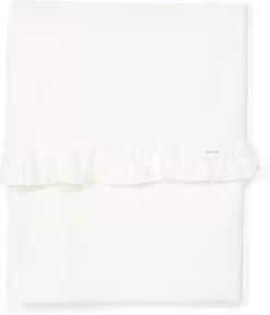 Koeka Baby Lakentje Ledikant Ruffle - Wit 110x140cm