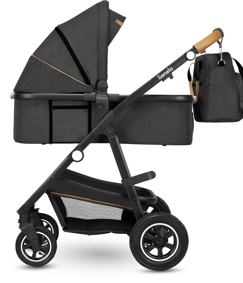 Lionelo Amber 3in1 - Kinderwagen - XXL SET - Incl. Autostoel - 0-22kg - Afbeelding 18