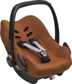 Meyco - Autostoelhoes Basic Jersey - Camel - Groep 0