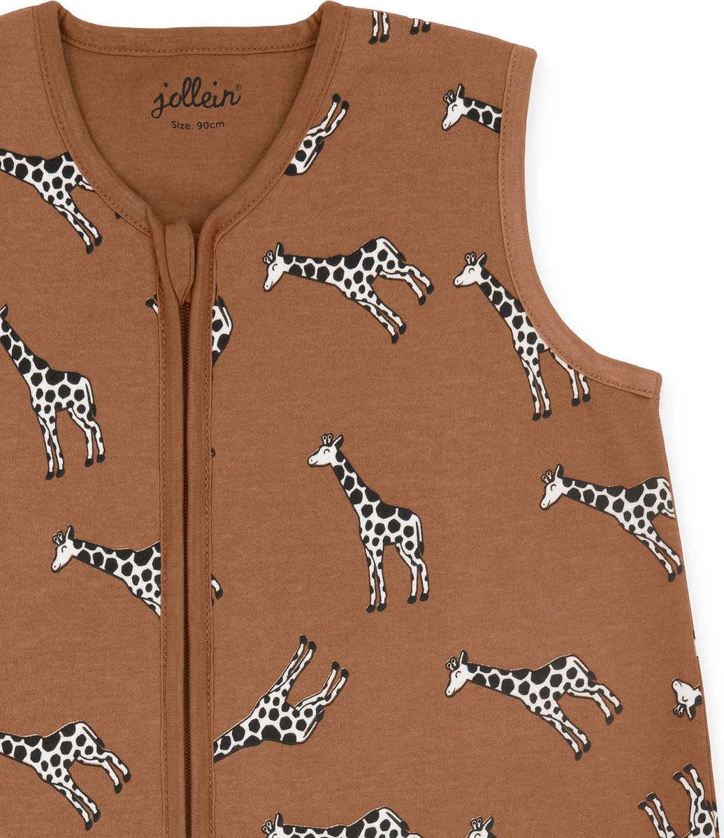 Jollein Baby Slaapzak Jersey 70cm Giraffe - Caramel - Afbeelding 3