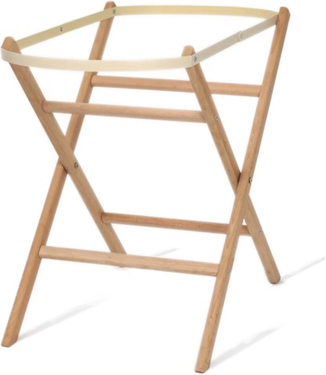 Mozes Wieg | Mozes Basket Ecru Incl. Standaard En Bekleding - Afbeelding 4