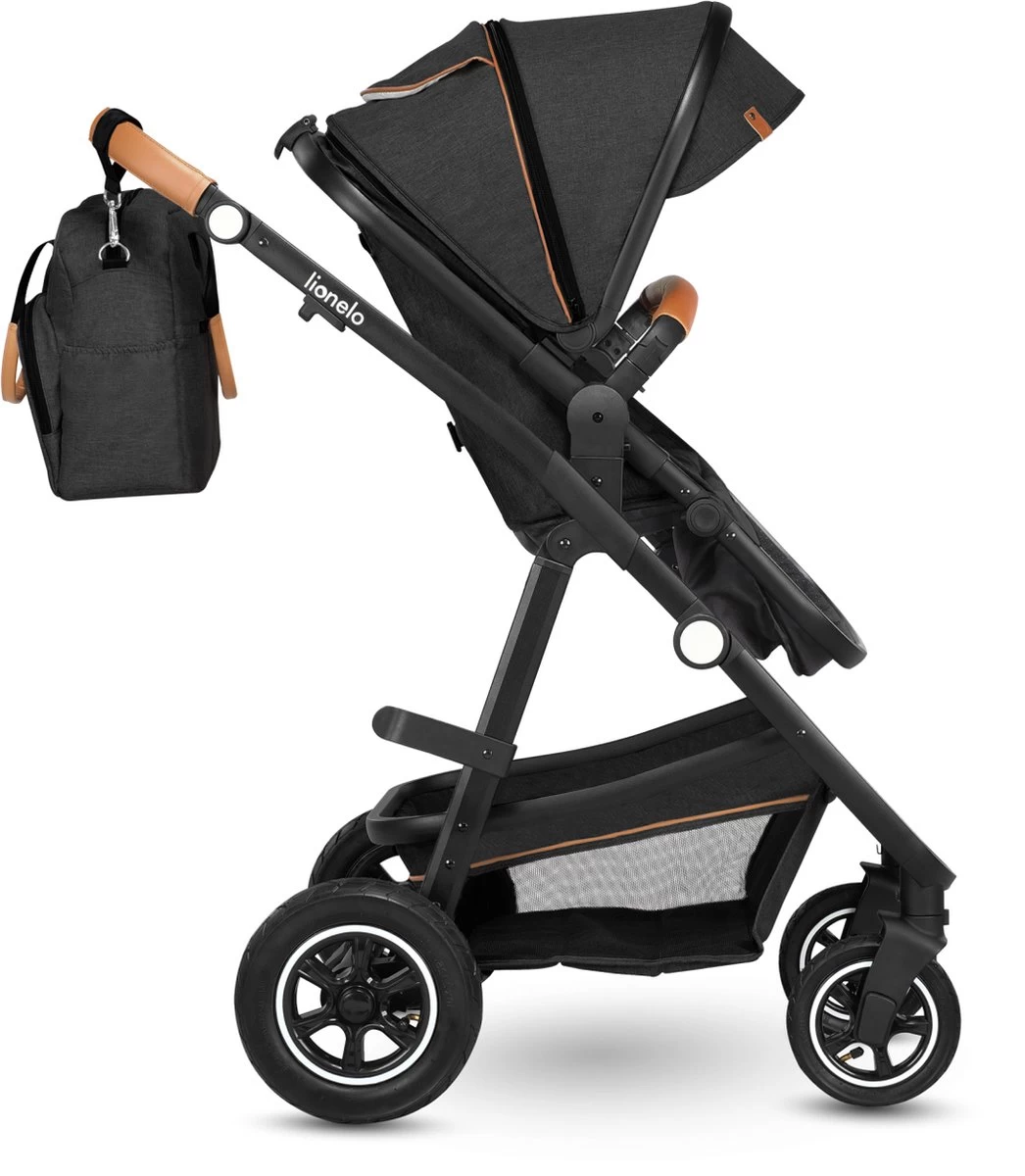 Lionelo Amber 3in1 - Kinderwagen - XXL SET - Incl. Autostoel - 0-22kg - Afbeelding 4