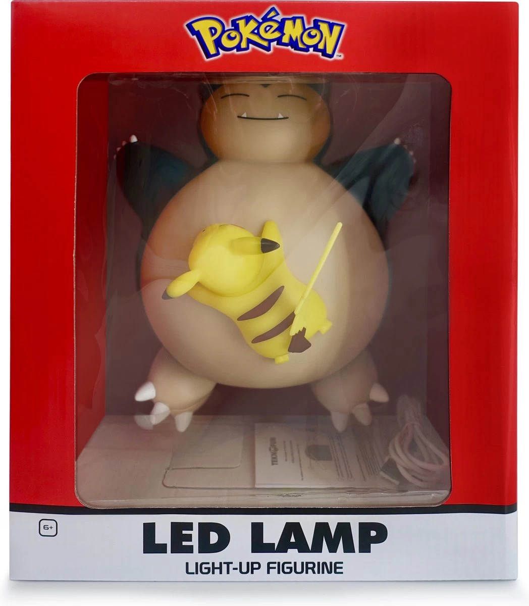 Teknofun Pokémon - LED Lamp Met Bewegingssensor - Pikachu & Snorlax - Afbeelding 5