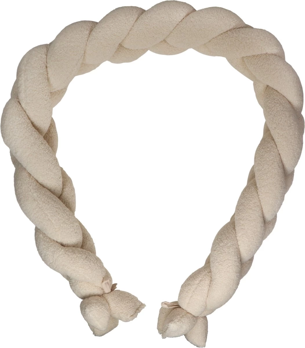 MamaLoes Teddy Boucle 210 Cm Braided Bedbumper ML020503