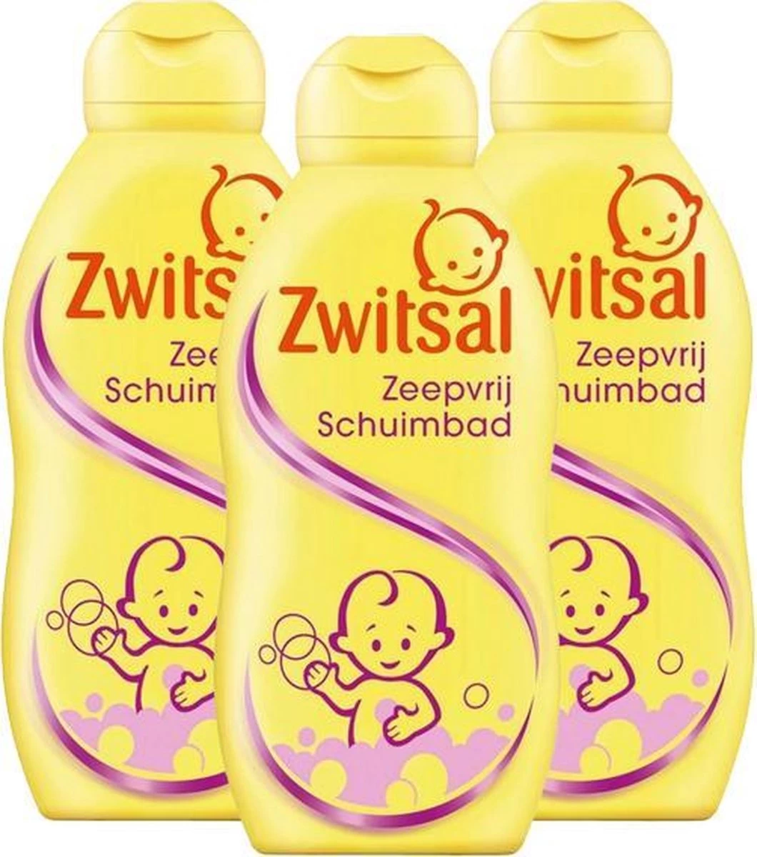 Zwitsal - Zeepvrij Schuimbad - 3 X 200 Ml - Afbeelding 5