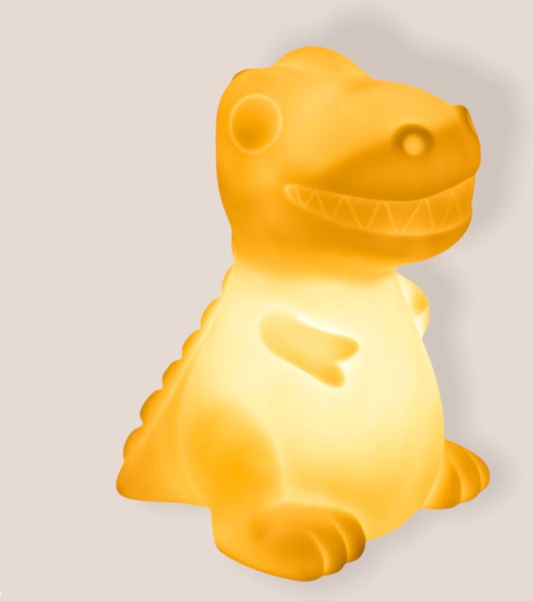 Merkloos Dino Lamp – Dinosaurus Lamp – Nachtlamp – Kinderlampje - Led - T-Rex