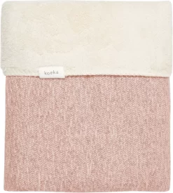 Koeka Baby Dekentje Wieg Vigo Teddy - Oud Roze - 75x100cm