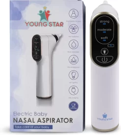 Young Star Baby - Elektrische Neusreiniger Baby - Neuszuiger Met USB - Neuspeer - Neusdouche - Snotverwijderaar