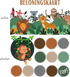 Beloningskaart Met Stickers - Set Van 5 Beloningskaarten - Beloningssysteem - Beloningsstickers - Stickers Voor Kinderen - Zindelijkheidstraining - Blijderij