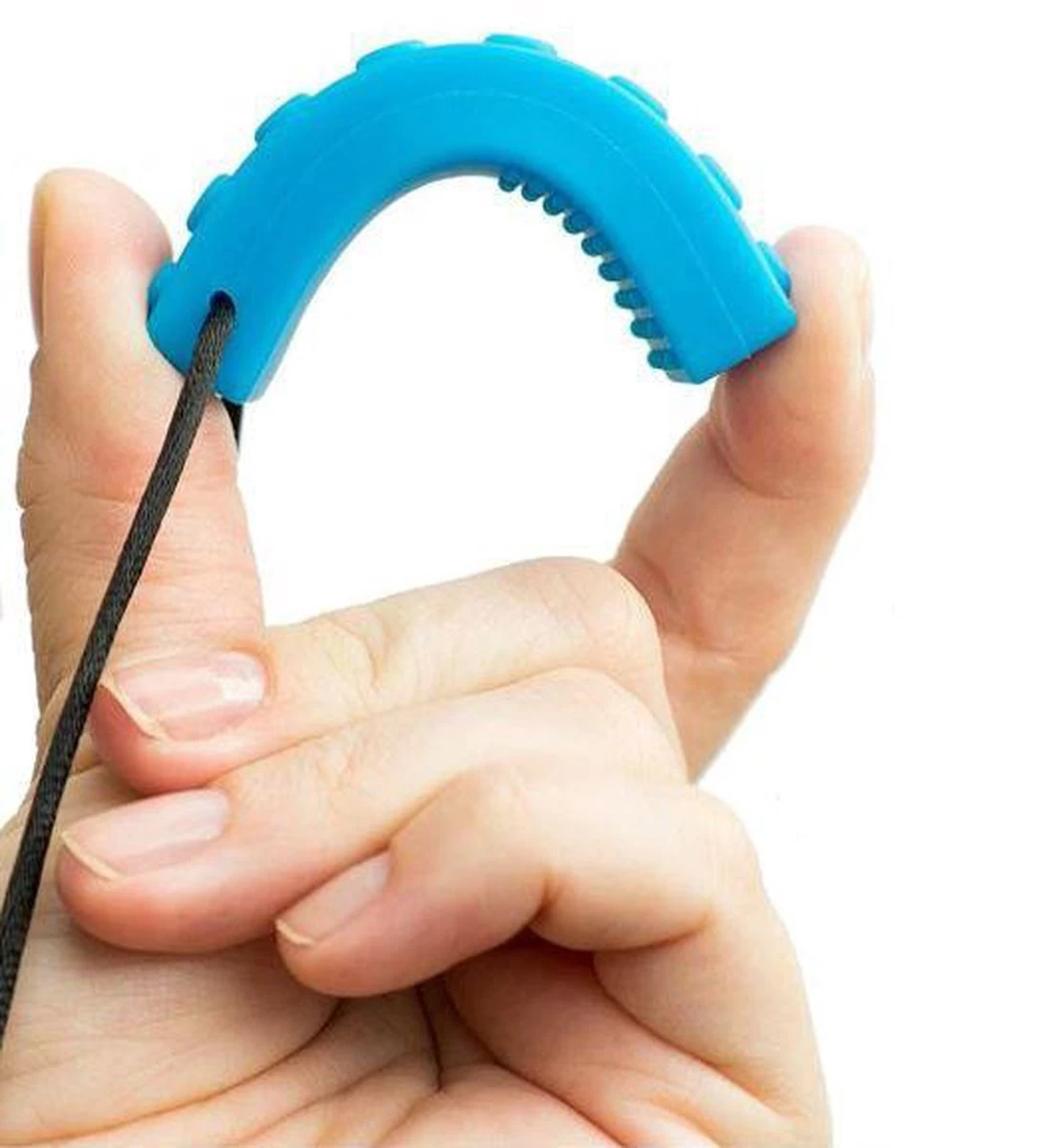 Bijtketting - Kauwketting | Bouwblokje Patroon Oranje - Afbeelding 2