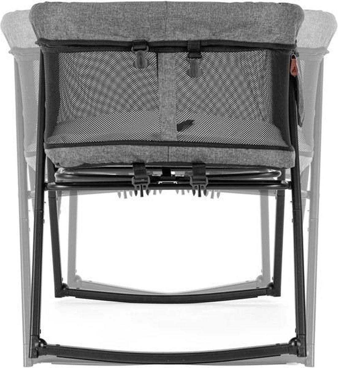 Hibaby Co-Sleeper - Essential Brown - Wieg Functie - Reisbedje - Inclusief Matras - Afbeelding 6