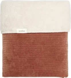 Koeka Baby Dekentje Wieg Teddy Vik - Bruin - 75x100cm