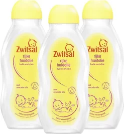 Zwitsal Baby - Rijke Huidolie - 3 X 200ml - Voordeelverpakking