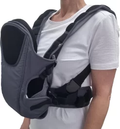 Merkloos Ergonomische Babydrager - Grijs - Draagzak - Voor Buik En Rug