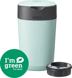 Tommee Tippee Milieuvriendelijke Twist & Click Luieremmer - Met 1 Navulcassette - Groen