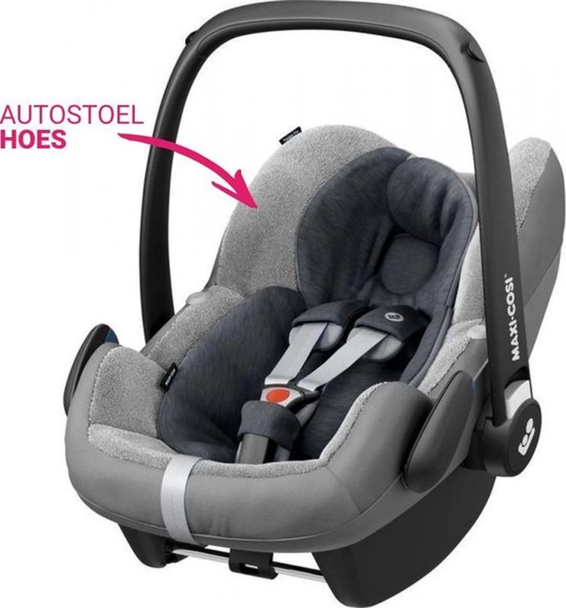 Maxi-Cosi Pebble/Rock Autostoeltjes Zomerhoes - Fresh Grey - Afbeelding 2