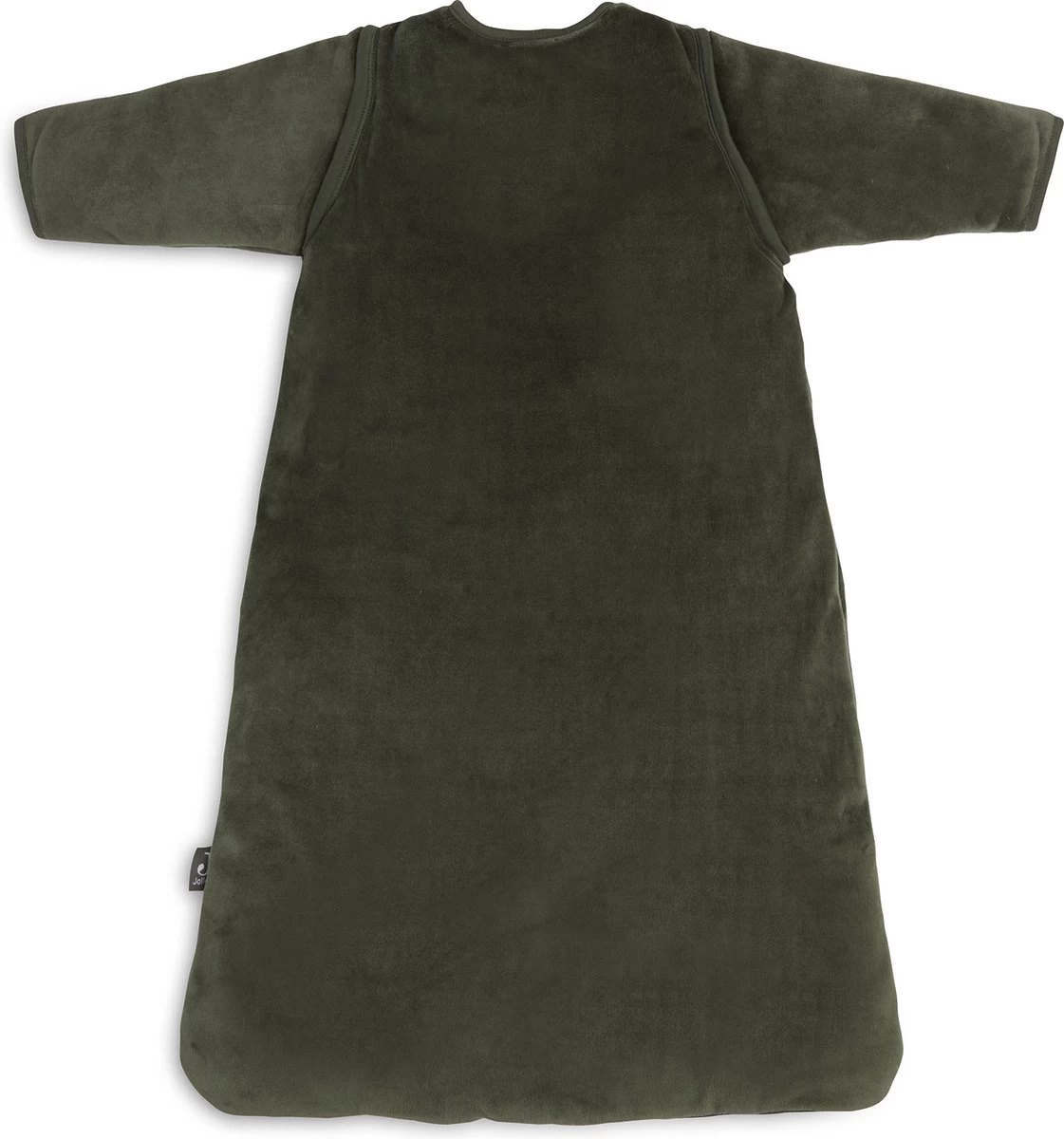 Jollein Baby Winterslaapzak Met Afritsbare Mouw 70cm Velvet - Leaf Green - Afbeelding 2