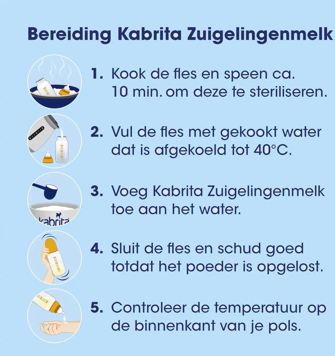 Kabrita 1 Zuigelingenmelk - Zuigelingenvoeding 0-6 Maanden - 800g - Afbeelding 2