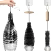 Merkloos Flessenborstel 2-pack Geschikt Voor Sodastream Flessen – Vaatwasbestendig Flessenreiniger Schoonmaakborstel - Flessenrager Flesborstel Borstel