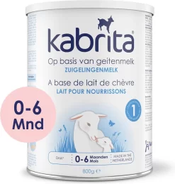 Kabrita 1 Zuigelingenmelk - Zuigelingenvoeding 0-6 Maanden - 800g