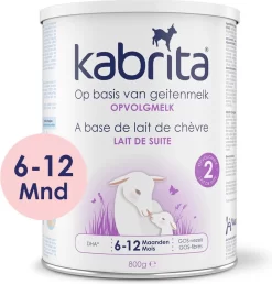 Kabrita 2 Opvolgmelk - Flesvoeding Vanaf 6 Maanden - 800g