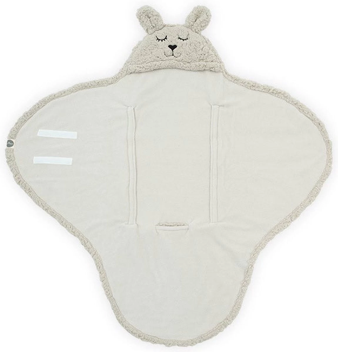 Jollein Wikkeldeken Bunny 100x105cm - Off-White - Afbeelding 16