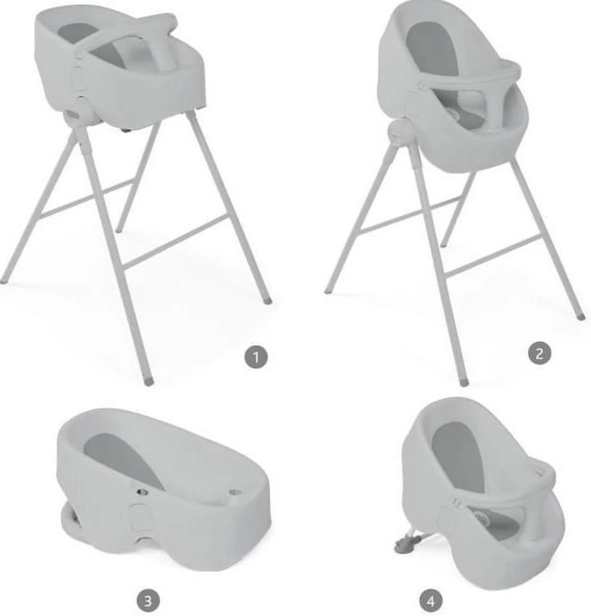 Chicco Bad - Douche Bubble Nest - Cool Grey - Afbeelding 9