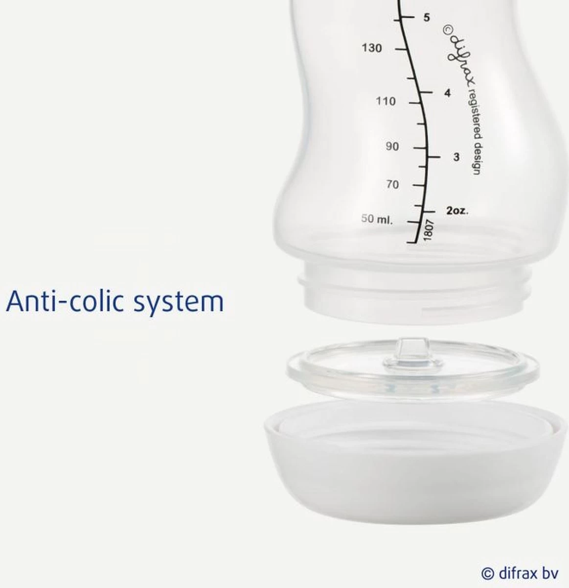 Difrax - S-Fles Natural - Babyfles Caramel - 0+ Maanden - 250ml - Afbeelding 7