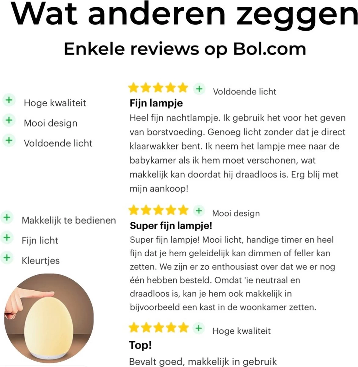 Merkloos Signity Oplaadbaar Nachtlampje Voor Kinderen - Warm Wit - Nachtlampje Baby - Dimbaar En Draadloos - Timer- En Geheugenfunctie - USB Oplaadbaar Nachtlampje Volwassenen - Afbeelding 8