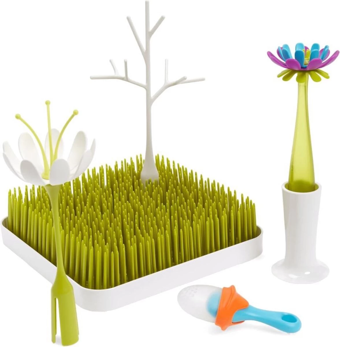 BOON Bundle Starterspakket Onderhoud Babyvoedingsartikelen - Flessenrek Met Accessoires - Afbeelding 8