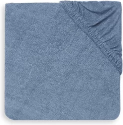 Jollein Aankleedkussenhoes Badstof 50x70cm - Jeans Blue