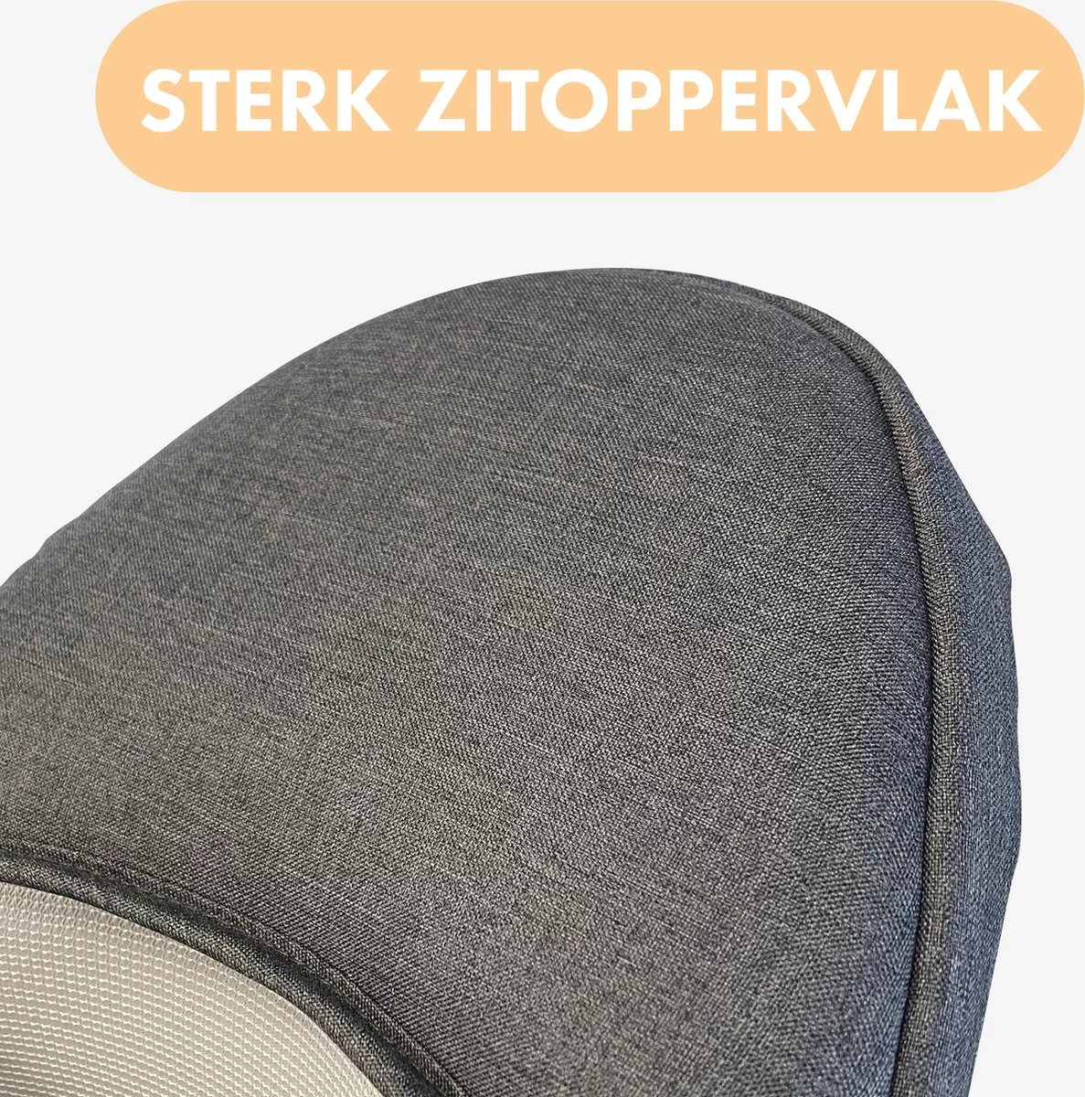 Deryan Pack Light Luxe Heupdrager - Ergonomische Draagzak + Opbergvakjes Grijs - Afbeelding 10