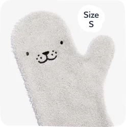 Nifty Baby Shower Glove Grey Seal Small
