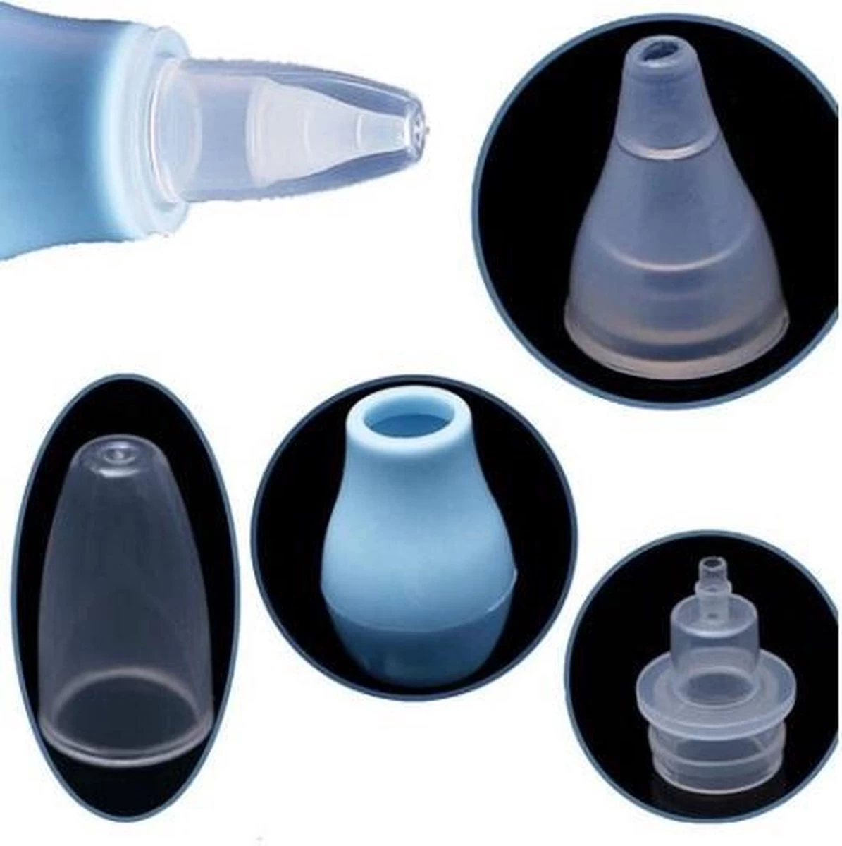 Neusreiniger Voor Baby En Kind - Neuspompje - Nose Cleaner - Nasal Aspirator - Neuszuiger - Roze - Afbeelding 3