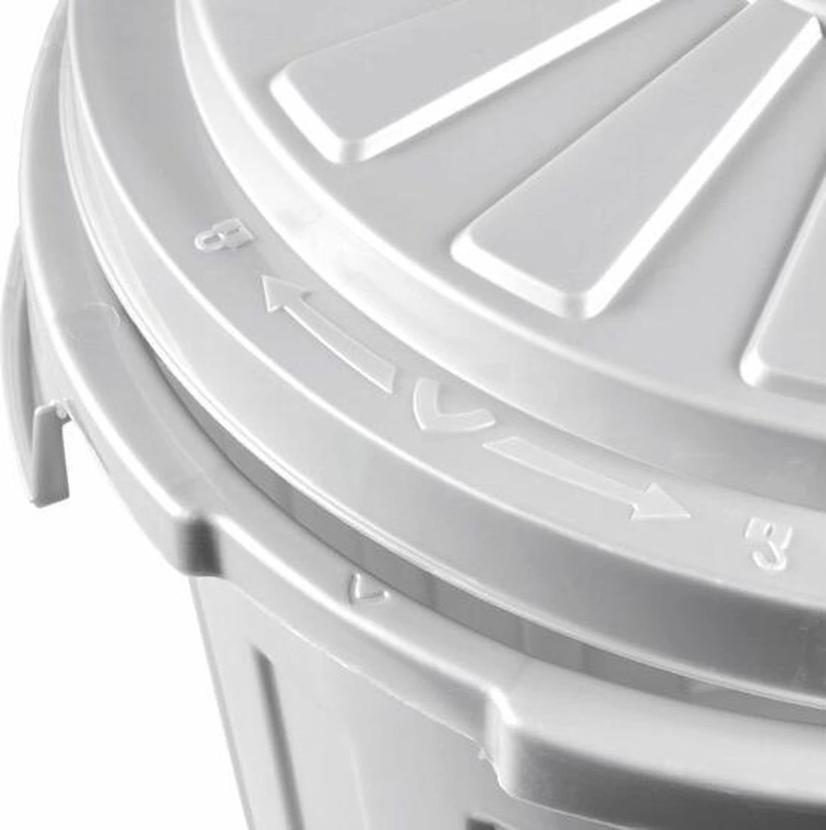 AFVALBAK ROND M/D MAXI BIN 36X42 - 23 L GRIJS OK KEEEPER 10213 - Afbeelding 6