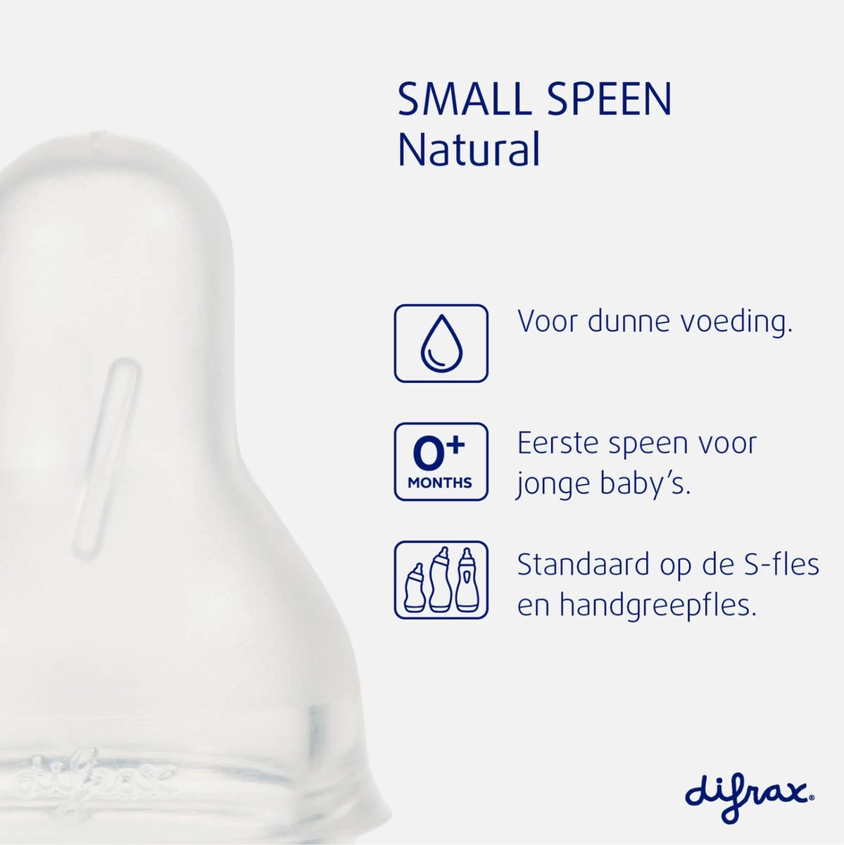 Difrax Flessenspeen Natural - Maat Small - 4 Stuks - Afbeelding 6