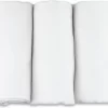 Flanellen Luiers - 3 Pack - 80cm X 80cm - Wit - FENSILO