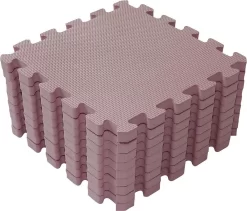 BabyDan Speelmat Vierkant Tegels 90 X 90 Roze