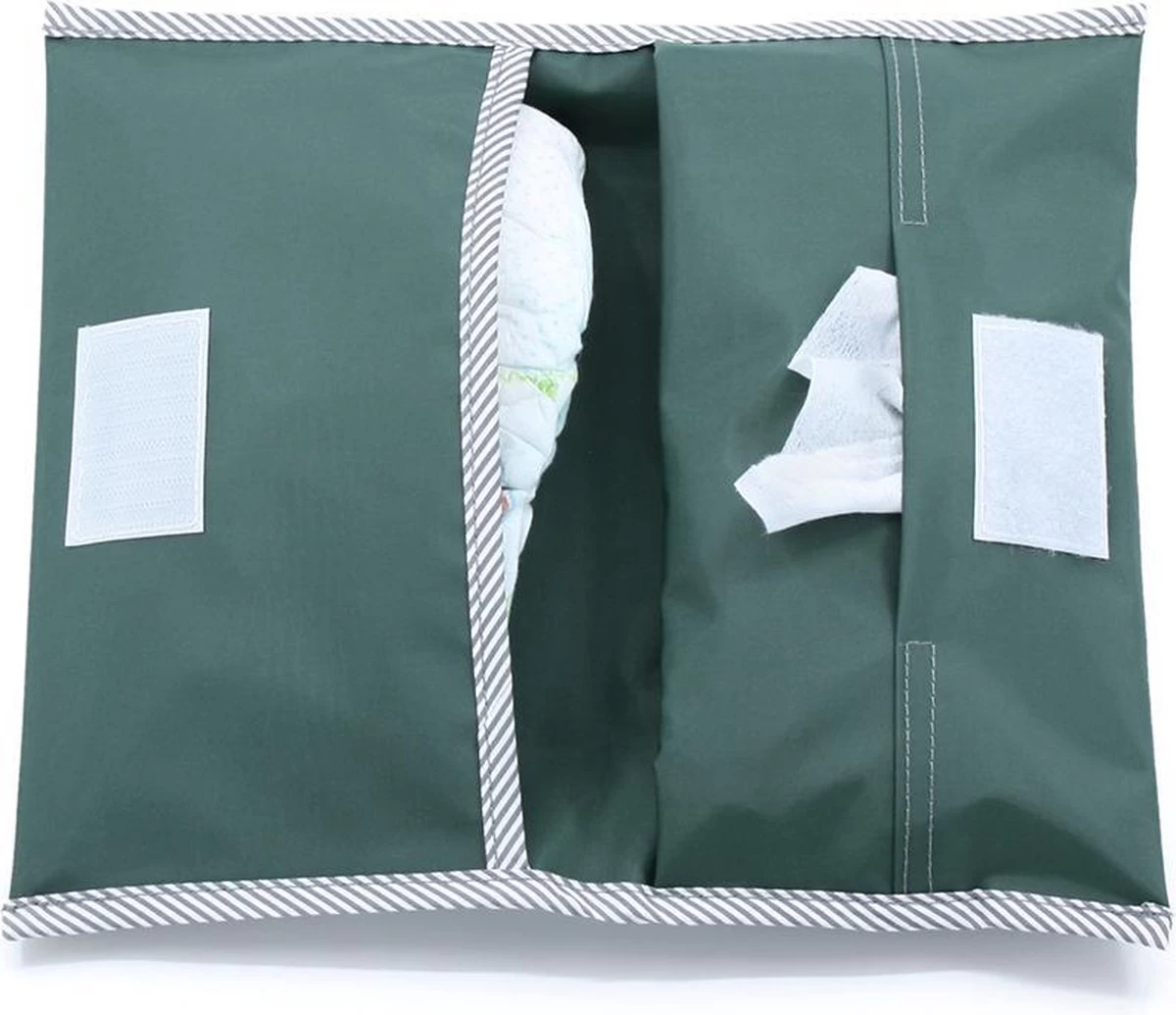 KipKep Napper Combi Verschonings-set - Uit Gerecyclede Materialen - Calming Green - Afbeelding 5