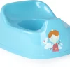 Baby/peuter Plaspotje/wc Potje Blauw Met Willekeurige Afbeelding Op Sticker 27 Cm - Zindelijkheidstraining - Babypotje