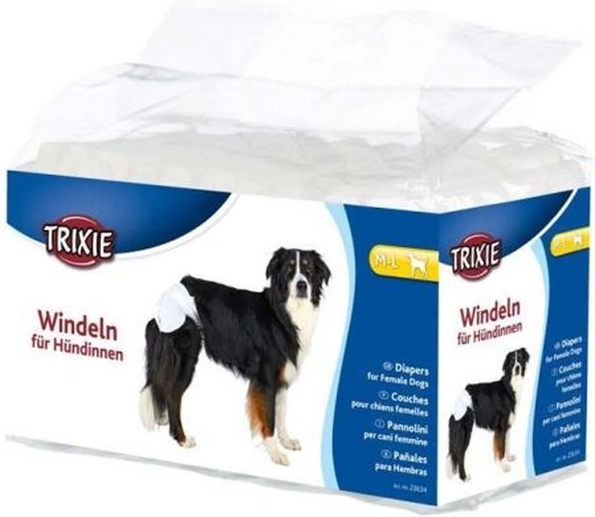 Trixie Diapers For Female Dogs - M/L - 12 Stuks - Afbeelding 8