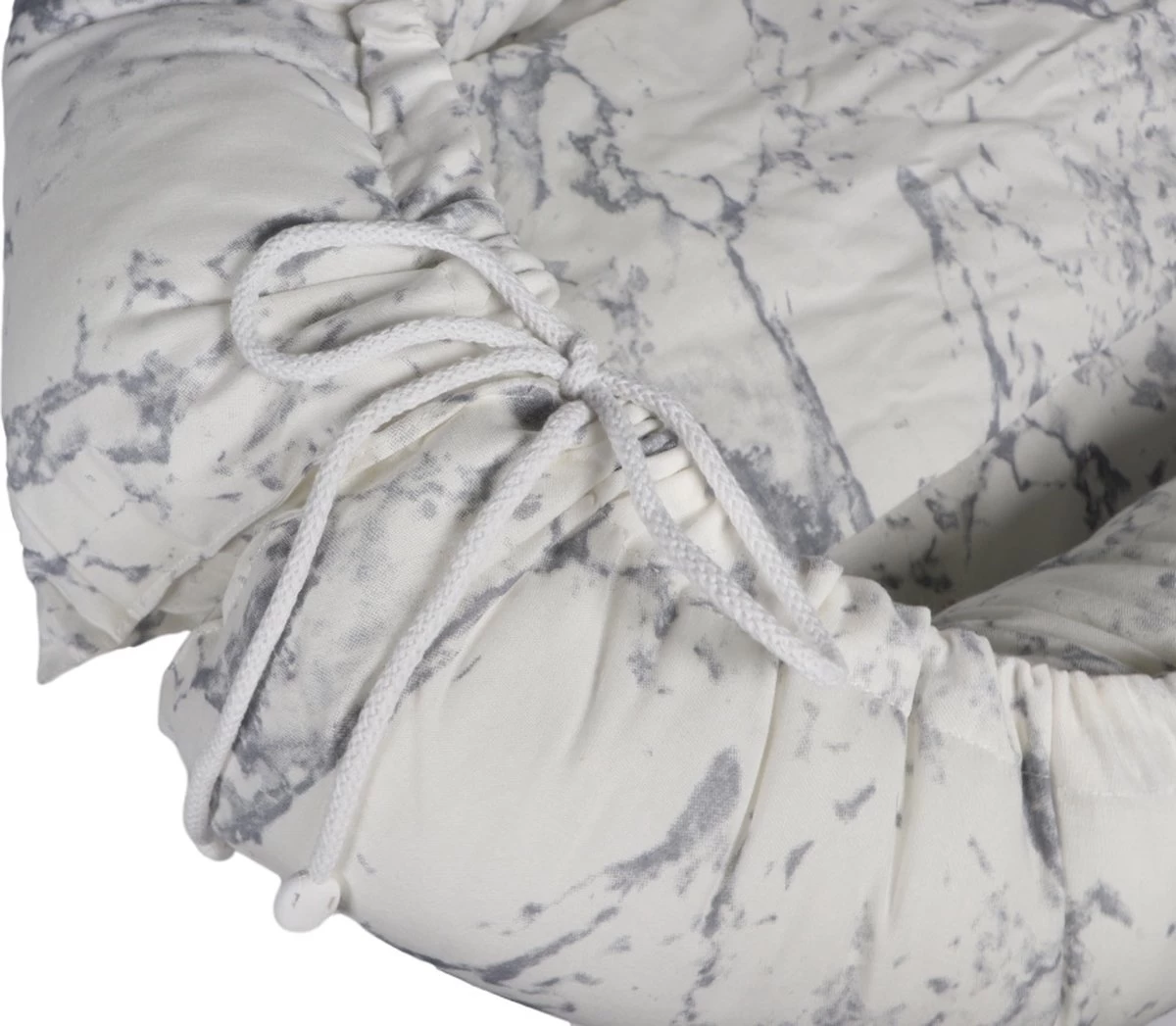 MamaLoes Marble White Babynest - Afbeelding 4